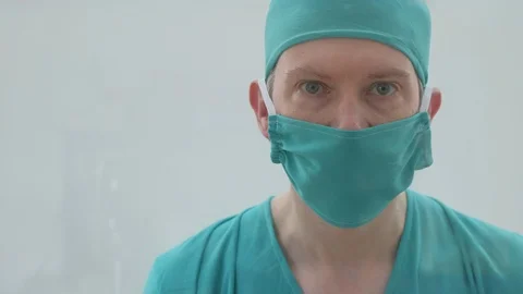 Close up portrait of a doctor Video stock 87043580