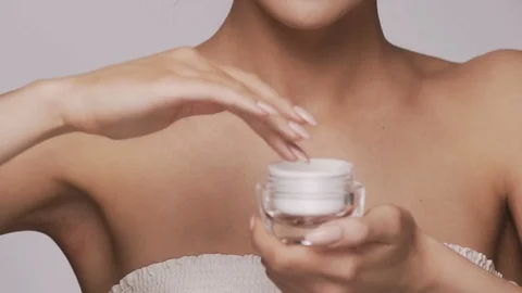 Close up portrait of make up model Stock Footage 92526010