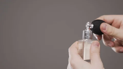 Close up portrait of parfume Stock Footage 92519033