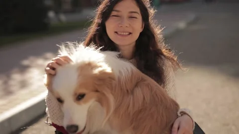 Close up Portrait of Pretty disabled invalid asian girl sitting on wheelchair Stock Footage 154455373