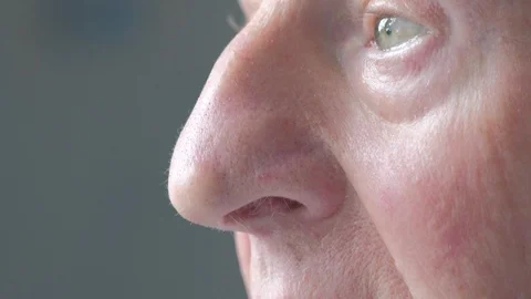 Close up portrait of an senior man Video stock 85495243
