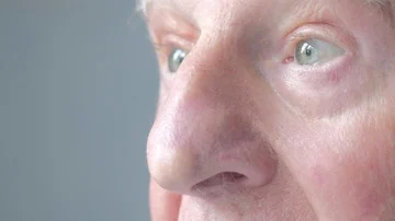 Close up portrait of an senior man Stock-Footage 85495666