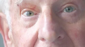 Close up portrait of an senior man Stock-Footage 85496429