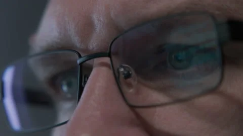 Close up portrait of software engineer coding on computer on day time. Line of Stock Footage 224965527