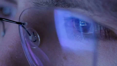 Close-up Portrait of Software Engineer Working on Computer, Line of Code 스톡 동영상 232773741