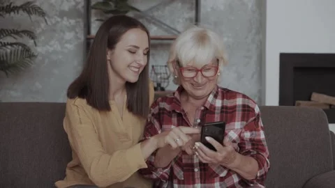 Close-up portrait of two nice attractive lovely charming friendly focused women Stock Footage 151892317