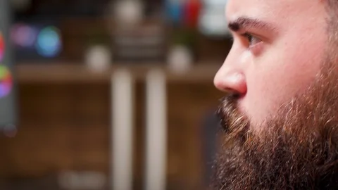 Close up portrait of video editor Stock Footage 110469636