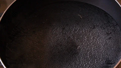 Close up of a pot full of boiling water Stock Footage 119445626
