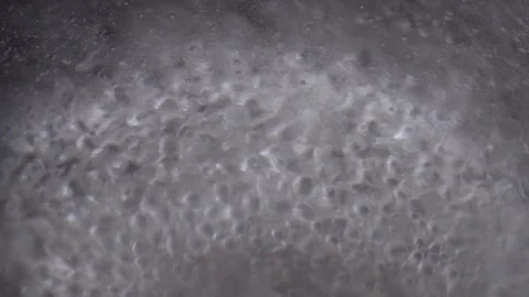 Close up pot of water boiling Stock Footage 125497220