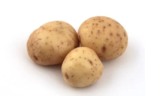 Close up of potatoes. Stock Photos