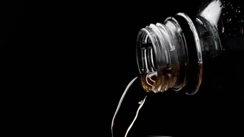 Close-up of poured Coke-B Stock Footage 259614286