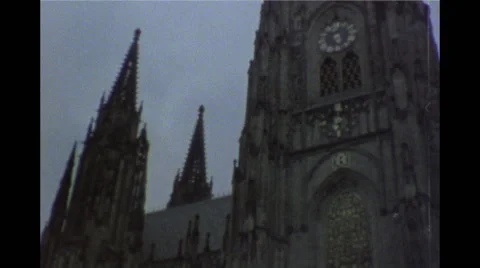 Close Up of Prague Castle, Super 8 Stock Footage 49977563