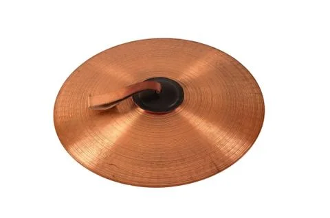 Close up of an prcussion cymbals Stock Photos