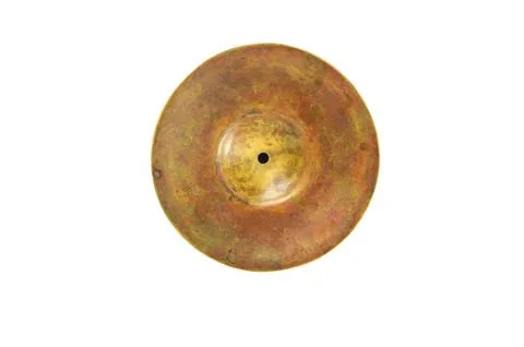 Close up of an prcussion cymbals Stock Photos