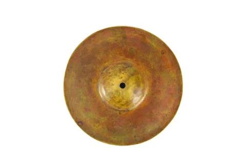 Close up of an prcussion cymbals Stock Photos