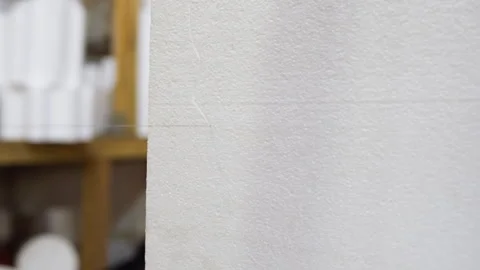 Close-Up: Precision Cut Polystyrene Foam Stock Footage 272979669