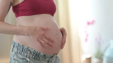 Very Pregnant Belly Video