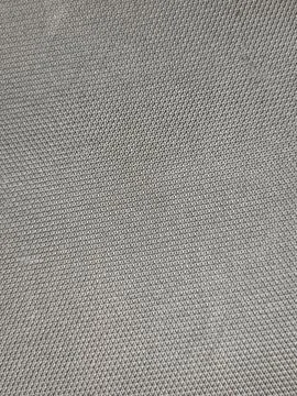 Close-up of premium gray fabric texture with uniform weave Foto stock