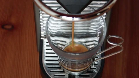 Close-up of the preparation of a coffee Video stock 85535263