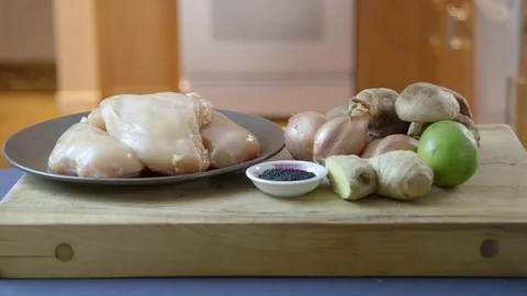 Close up - Preparing a meal Stock Footage 81185854