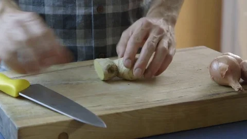 Close up - Preparing a meal Stock Footage 81186106