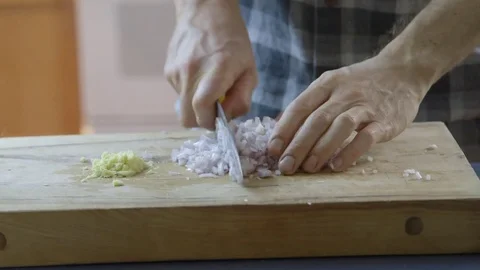 Close up - Preparing a meal Video stock 81186502