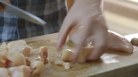 Close up - Preparing a meal Video stock 81186777