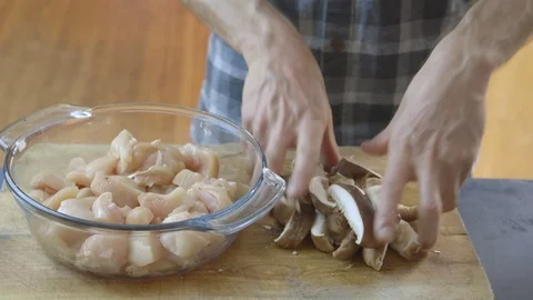Close up - Preparing a meal Video stock 81186920