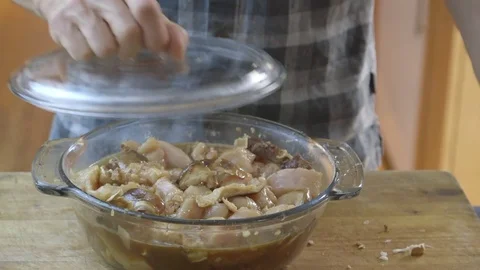 Close up - Preparing a meal Video stock 81187111