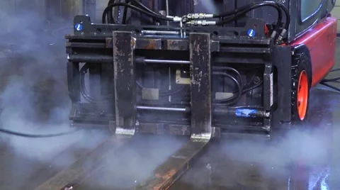 Close up of  pressure spray cleaning Stock Footage 2316052