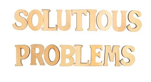 Close-up problems and problem-solving Stock Photos