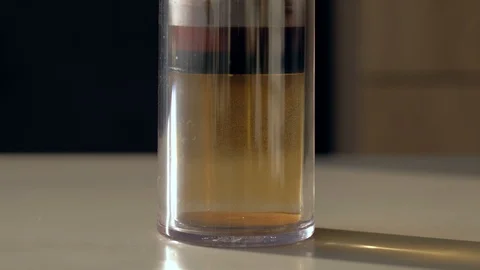 Close - up - the process of making coffee with aeropress Stock Footage 120824223