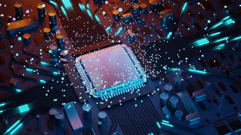 Close-up of processor connection Stock Footage 262263277