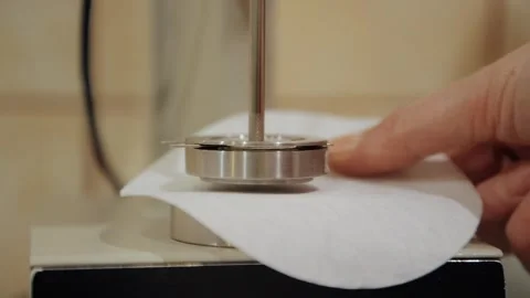 Close up of production digital weighing scale Stock Footage 308718514