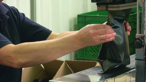 Close up of production line Video stock 83731551