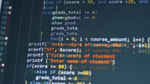 Programming Code Running Stock Footage ~ Royalty Free Stock Videos | Pond5