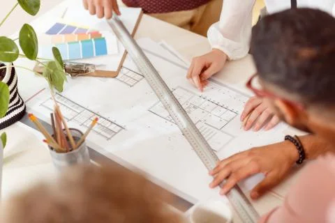 Close-up of project Stock Photos