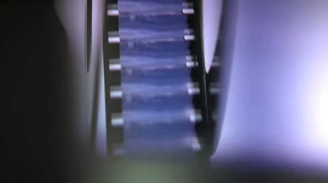 Close up Projector (various shots) Stock Footage 10569294