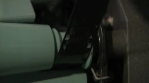 Close up Projector (various shots) Stock Footage 10569387