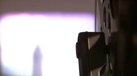 Close up Projector (various shots) Stock Footage 10569516