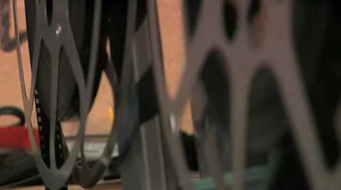 Close up Projector (various shots) Stock Footage 10569983