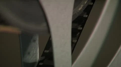 Close up Projector (various shots) Stock Footage 10570005