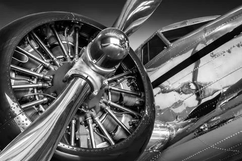 Close up of an propeller Stock Photos