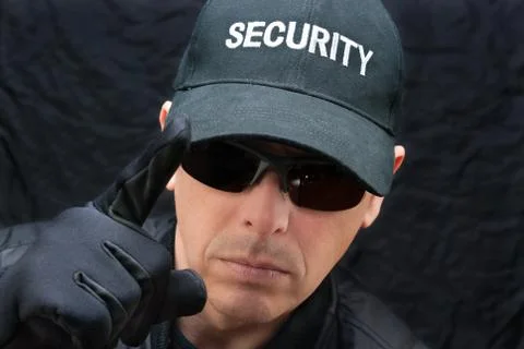 Close protection warns Stock Photos