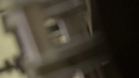 Close Pull Focus Over Tools Slow Motion Stock Footage 131153558