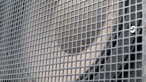 Close up pumped sound waves of a speaker. Large concert sound system. Stock Footage 170856351