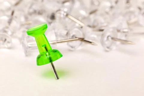 Close up of a push pin Stock Photos