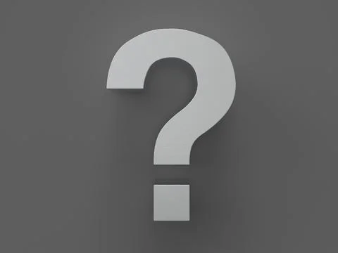 Close up question mark on a dark background. Dark theme. Interrogative topi.. Stock Photos