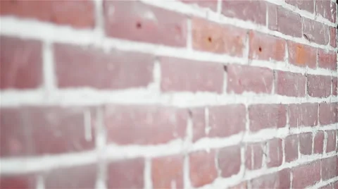 Close up rack focus of a brick wall 스톡 동영상 51898094