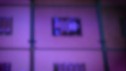 Close up with rack focus on CPU Chip Processor rotating on dolly Stock Footage 113737579